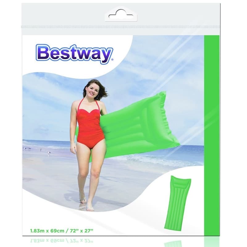 Bestway - Inflatable Beach Mattress 183x69cm (Green) 2