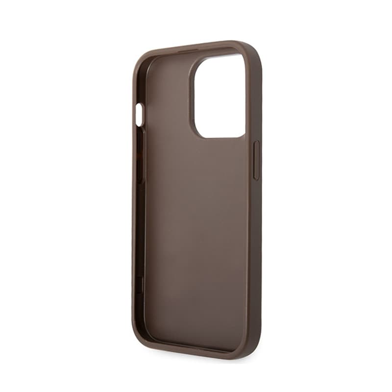 Guess 4G Big Metal Logo - iPhone 15 Pro Max Case (brown) 7