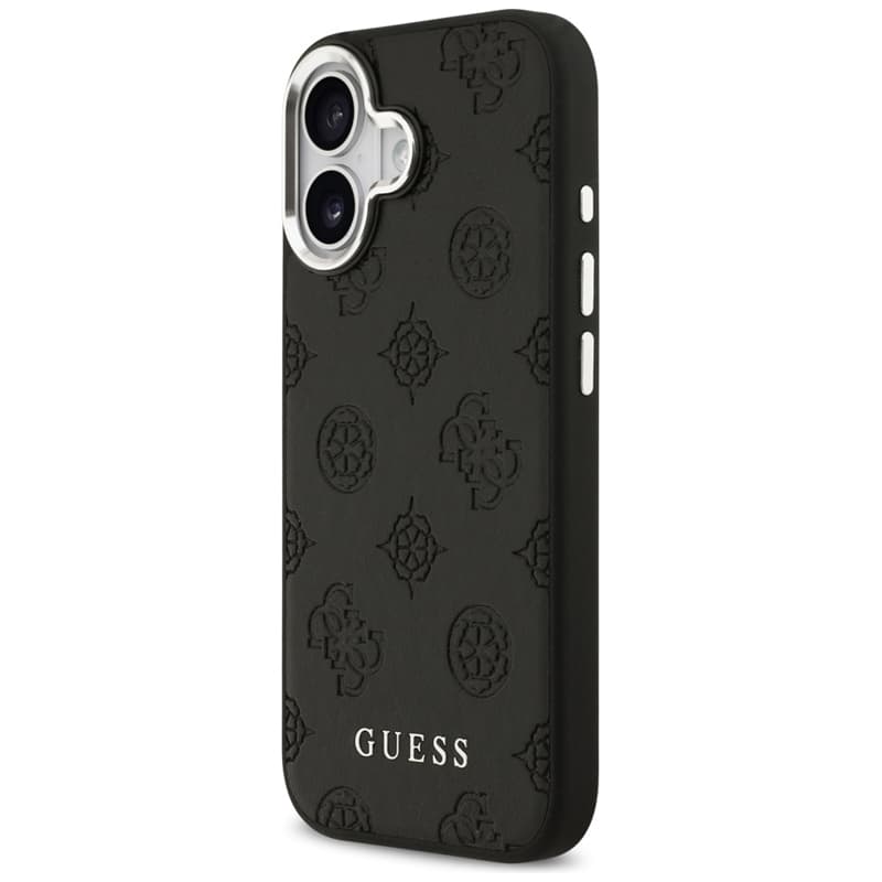 Guess Peony Hot Stamp Script MagSafe - Case iPhone 17 (black) 2