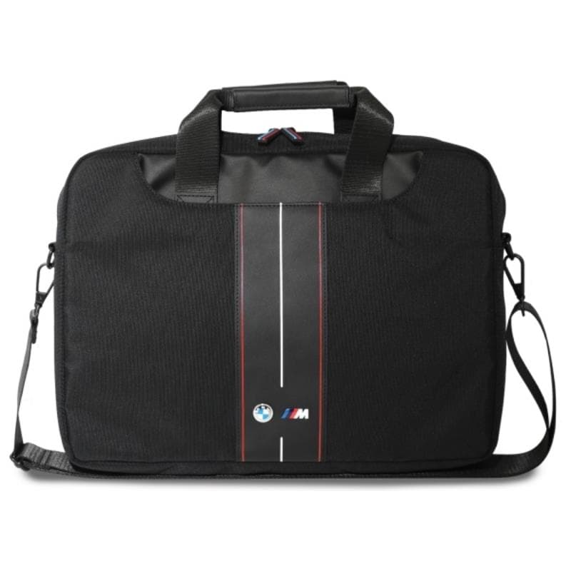 BMW Nylon Red Stripe - Laptop Bag 16" (Black)