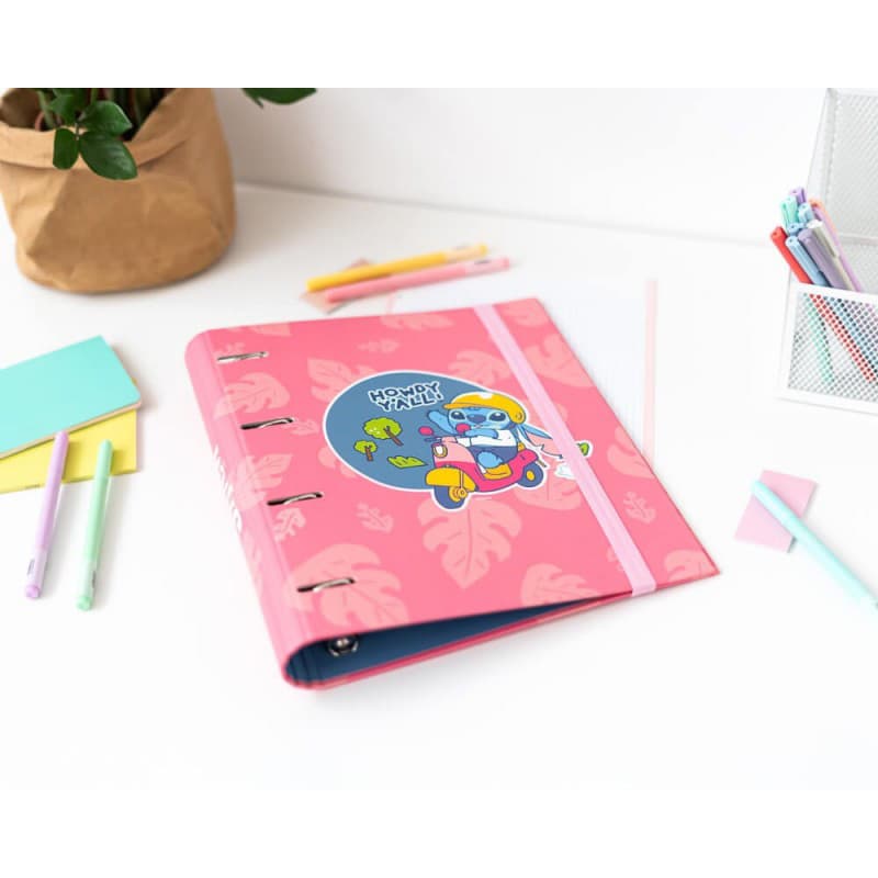 Disney Stitch - A4 binder (4 rings, elastic) 6