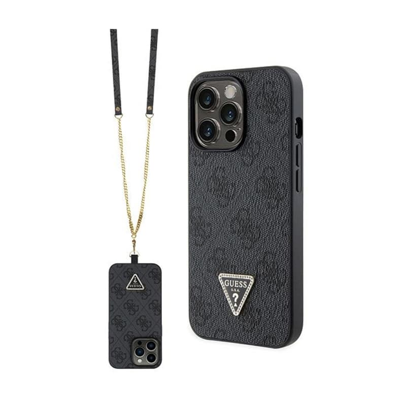 Guess Crossbody 4G Metal Logo - Case for iPhone 13 Pro (black) 1