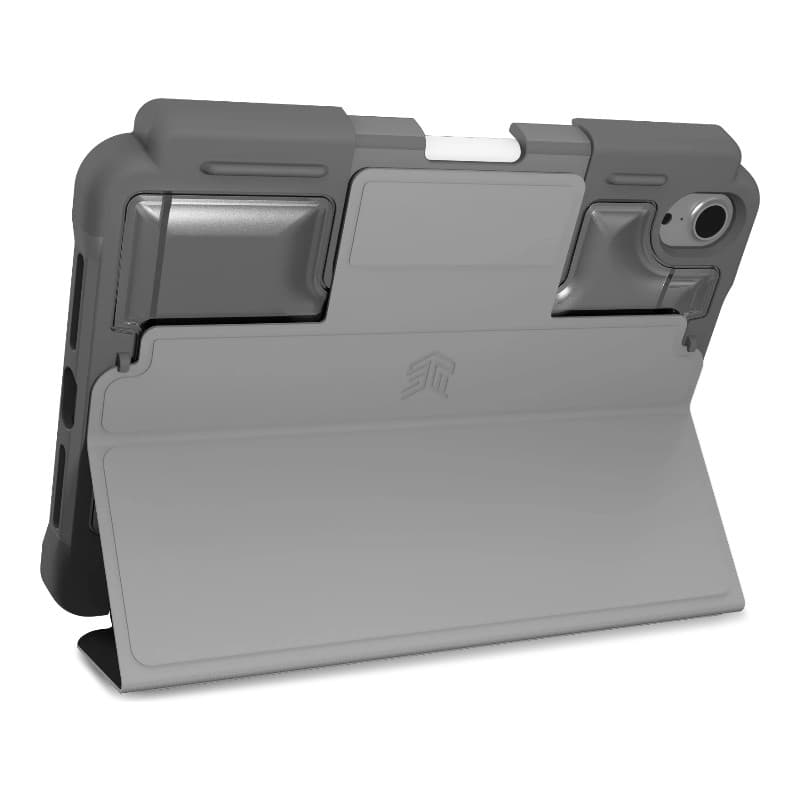 STM Dux Plus - Rugged Case for iPad mini 7 (2024) / mini 6 (2021) MIL-STD-810G with Apple Pencil Holder (Black) 3