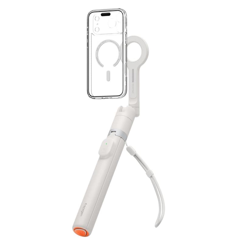 Spigen S582W MagSafe Bluetooth Selfie Stick Tripod - Smartphone Tripod / Selfie Stick Holder (Dune Beige) 3