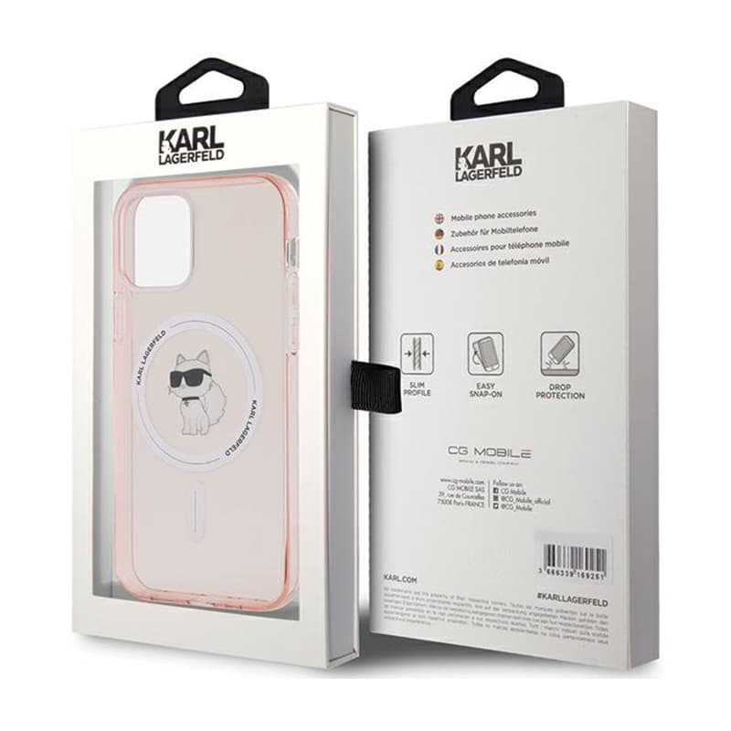 Karl Lagerfeld IML Choupette MagSafe - Case for iPhone 12 / iPhone 12 Pro (Pink) 8