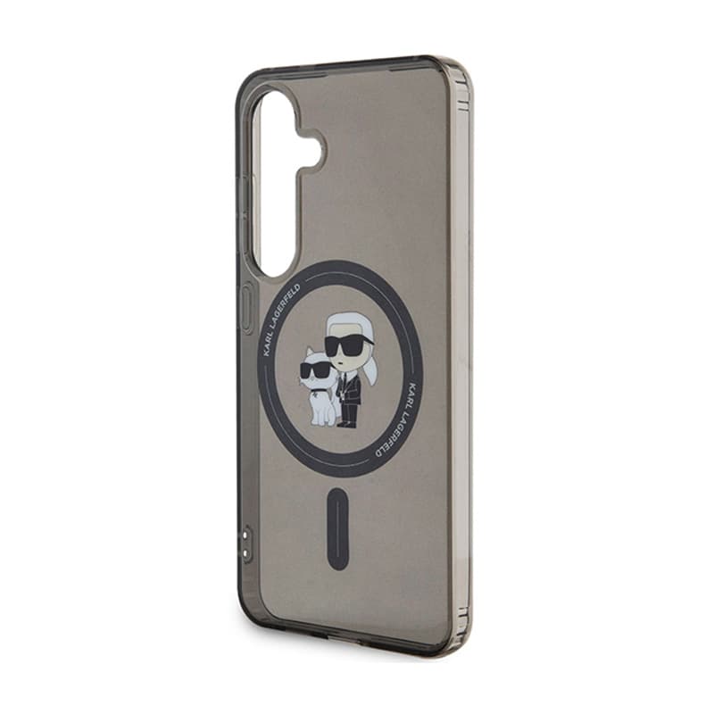 Karl Lagerfeld IML Karl & Choupette Glitter MagSafe - Samsung Galaxy S24 Case (black) 6