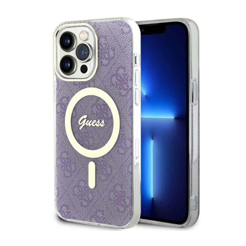 Guess 4G MagSafe - Case for iPhone 14 Pro Max (Purple) 1
