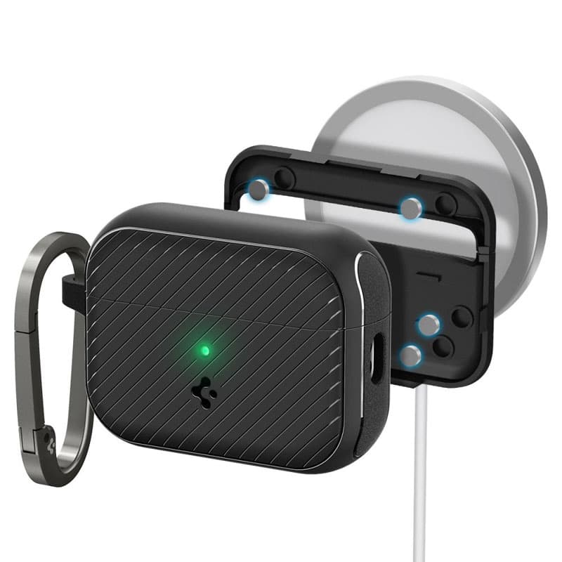 Spigen Mag Armor MagSafe - Case for Apple AirPods Pro 1 / 2 (Black)