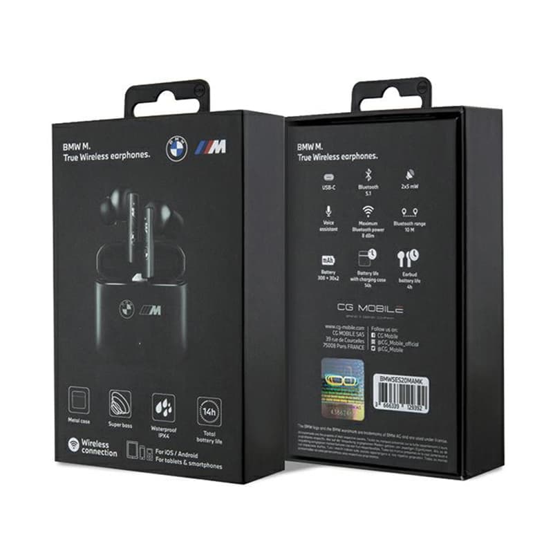 BMW M Collection - TWS Headphones + Docking Station (Black) 5