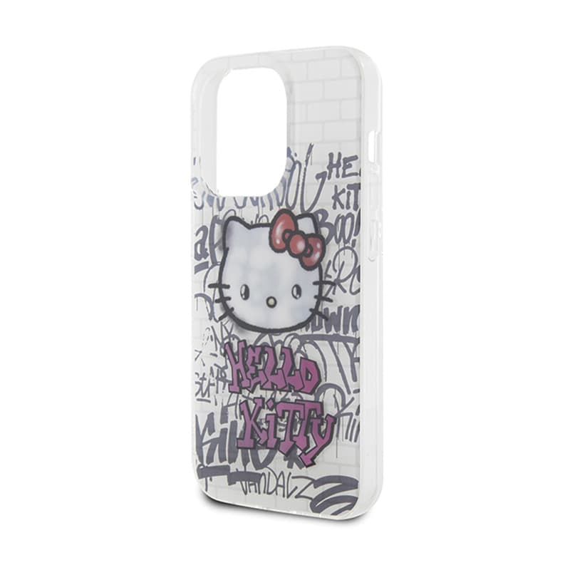 Hello Kitty IML Kitty On Bricks Graffiti - iPhone 15 Pro Max Case (white) 6