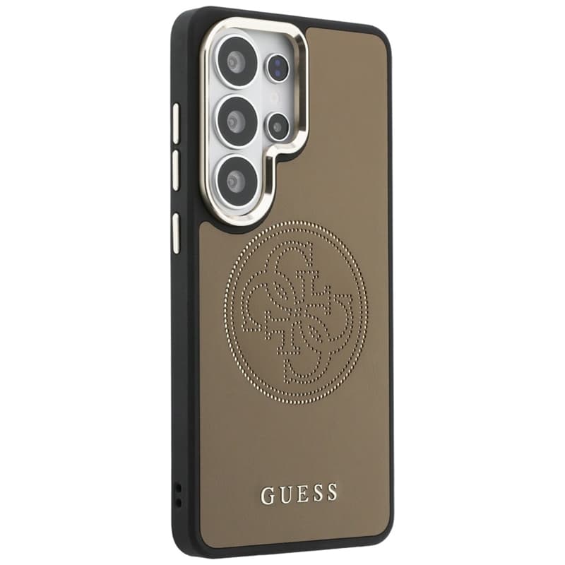 Guess Perforated Logo MagSafe - Samsung Galaxy S26 Ultra Case (Brown) 4
