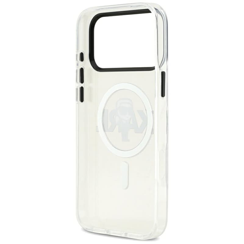 Karl Lagerfeld IML Karl Sketch Logo MagSafe - Case iPhone 17 Pro Max (Clear) 7