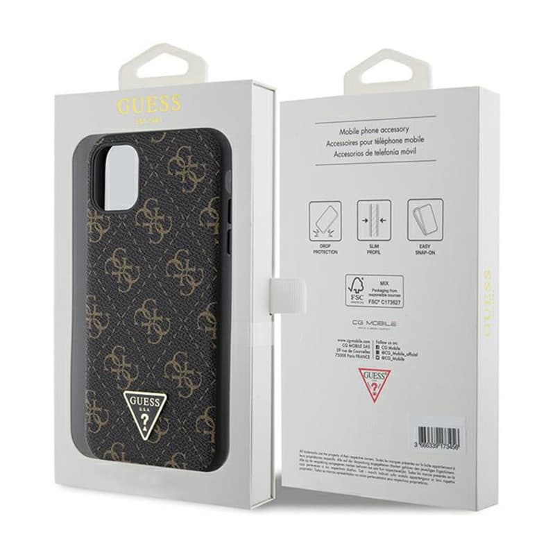 Guess 4G Triangle Metal Logo - Case for iPhone 11 (black) 8