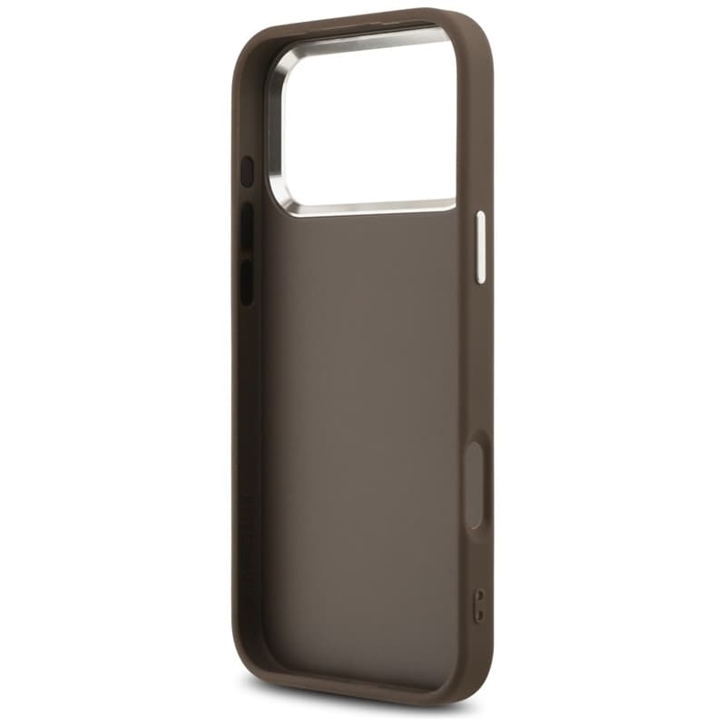 Guess 4G Big 4G Classic Logo - Case iPhone 17 Pro Max (Brown / Silver) 7