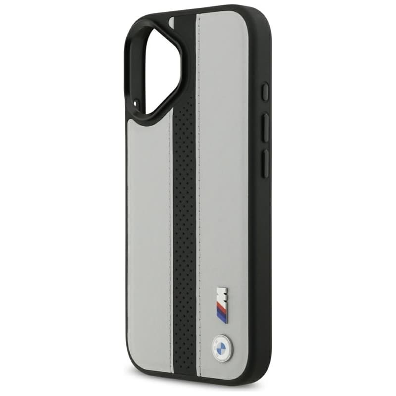 BMW M Perforated Stripe Logo MagSafe - iPhone 17 Case (Gray) 6