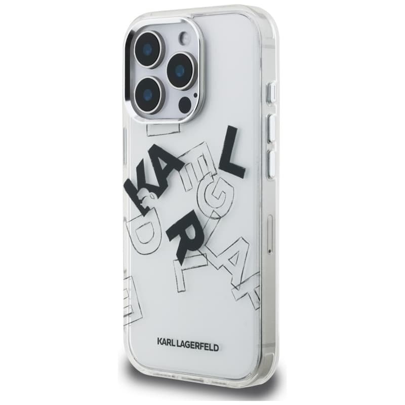 Karl Lagerfeld IML Sketched Graphic - Case for iPhone 16 Pro Max (transparent) 2