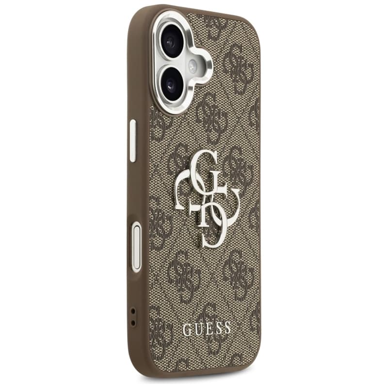 Guess 4G Big 4G Classic Logo - Case iPhone 17 (Brown / Silver) 4