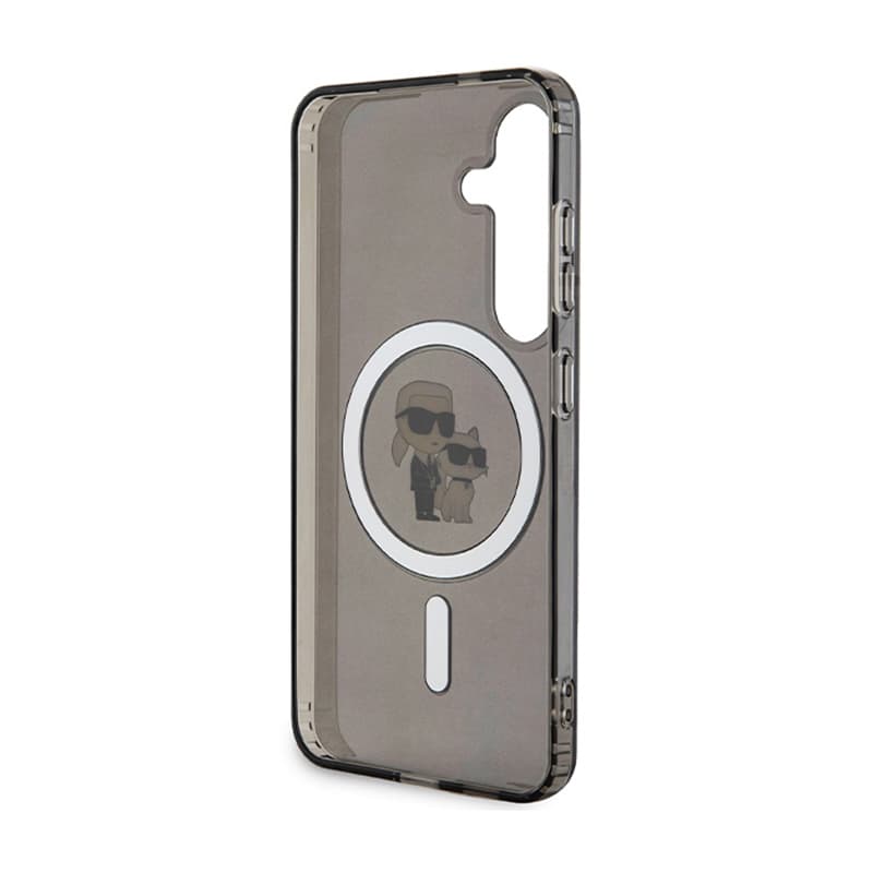 Karl Lagerfeld IML Karl & Choupette Glitter MagSafe - Samsung Galaxy S24 Case (black) 7