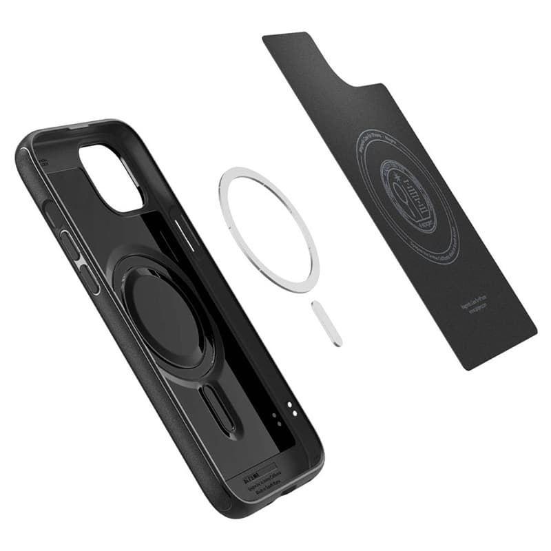 Spigen Mag Armor MagSafe - Case for iPhone 15 (Matte Black) 8