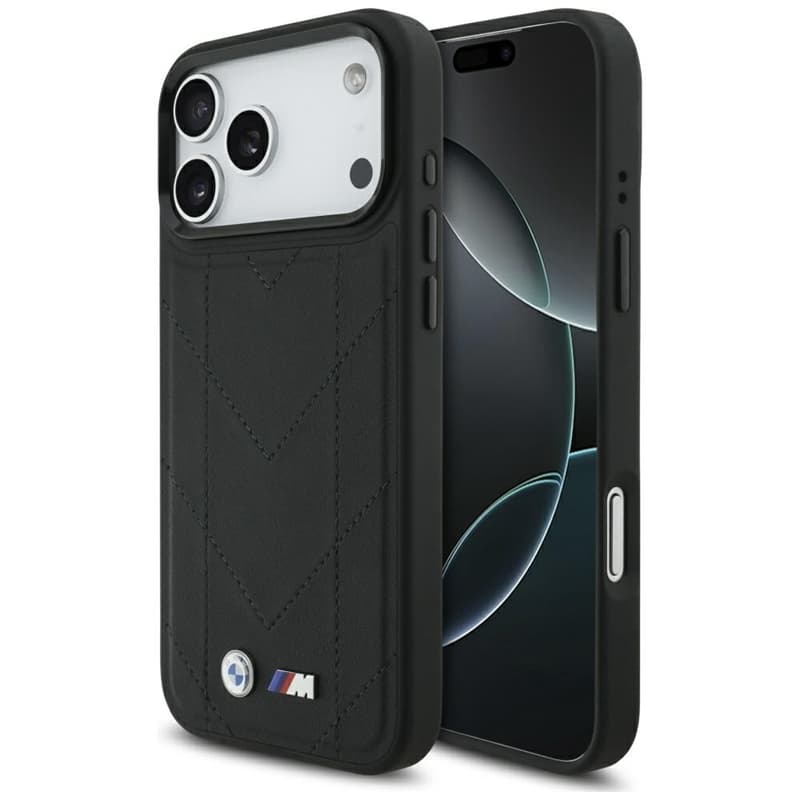 BMW M Quilted Logo MagSafe - iPhone 17 Pro Max Case (Black) 1
