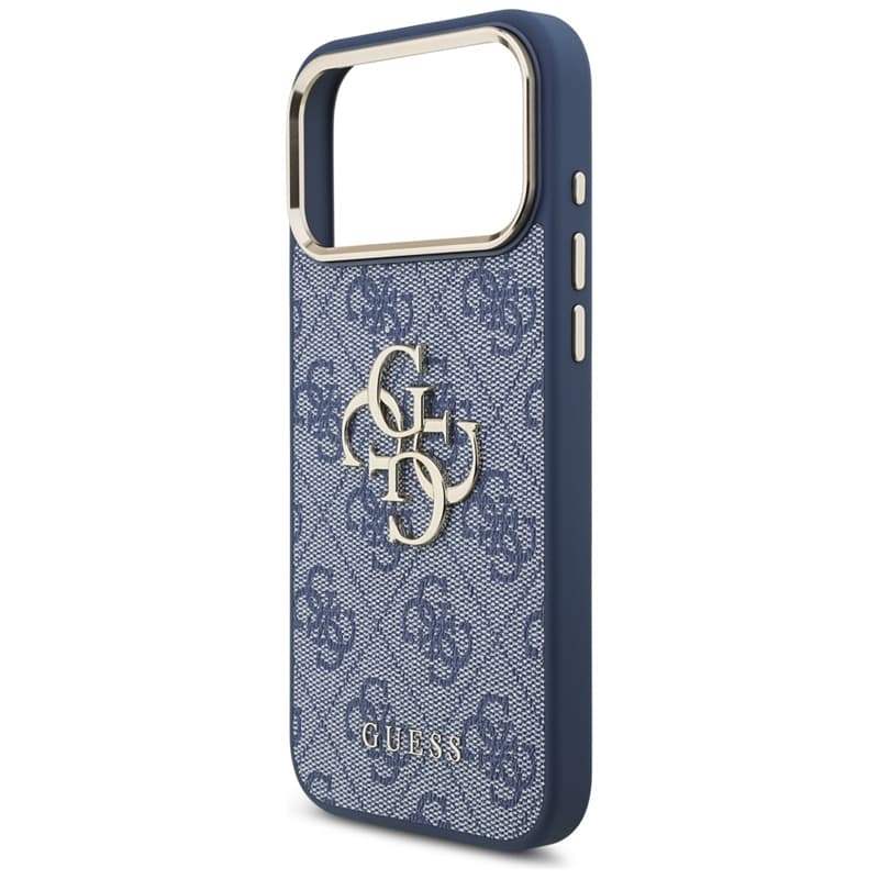 Guess 4G Big 4G Classic Logo - Case iPhone 17 Pro Max (Blue / Gold) 6