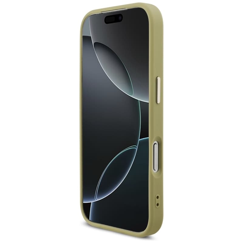 Guess Fixed Glitter Big 4G Metal Frame - Case iPhone 17 Pro (gold) 5