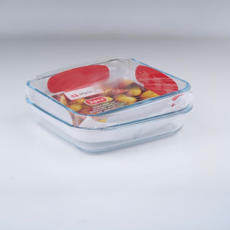 Alpina - Set of glass ovenproof dishes (2 pieces) 4