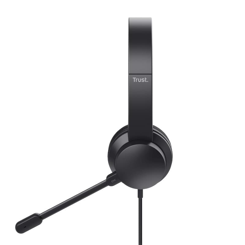 Trust Ayda - Headset with Microphone USB-A/USB-C & ENC (Black) 5