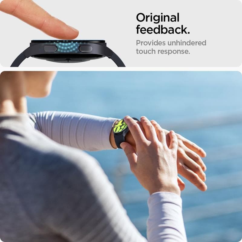 Spigen GLAS.TR EZ FIT 2-Pack - Tempered Glass for Samsung Galaxy Watch 7 44 mm (2 pcs) 8