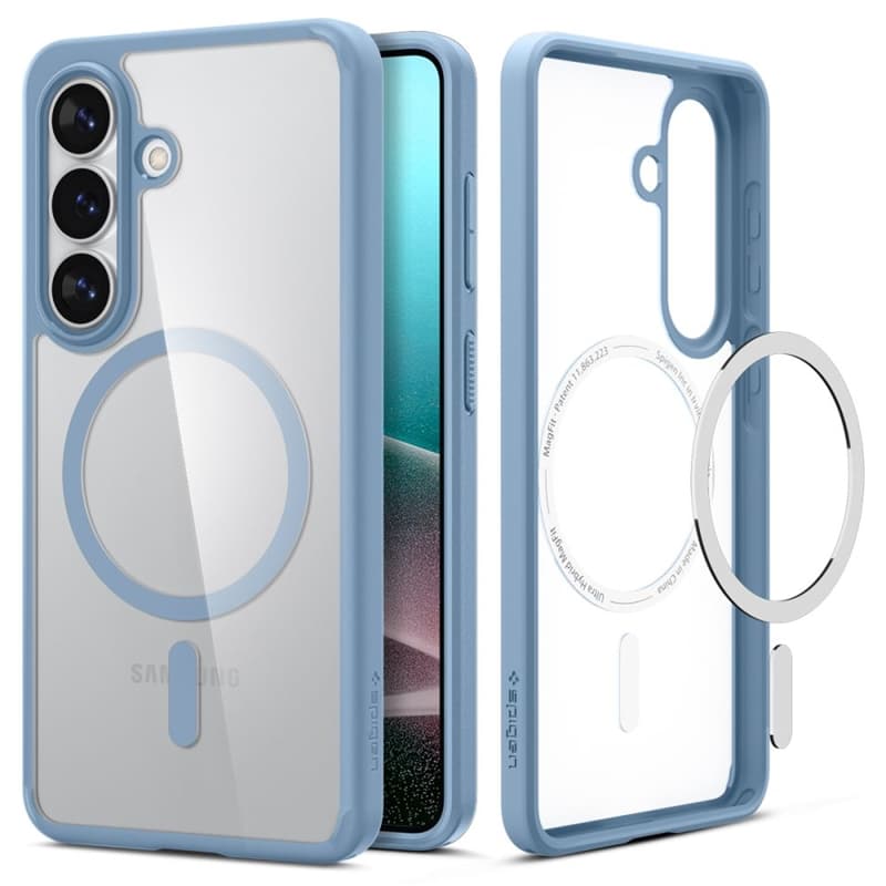 Spigen Ultra Hybrid Mag MagSafe - Case for Samsung Galaxy S26 (Light Blue) 2