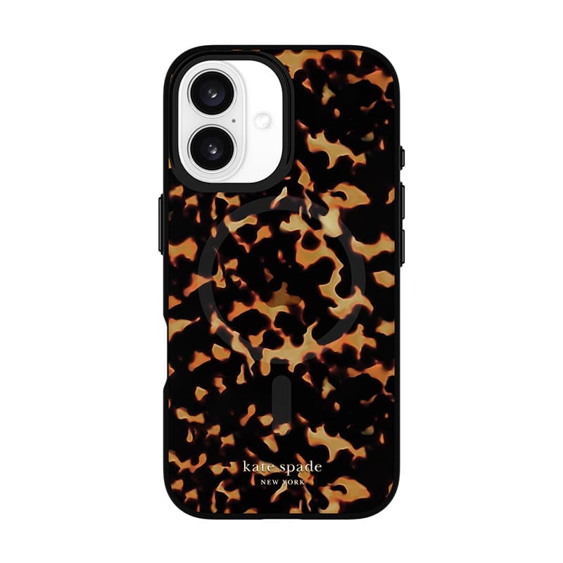 Kate Spade New York Protective MagSafe - Case for iPhone 16 (Tortoise) 2