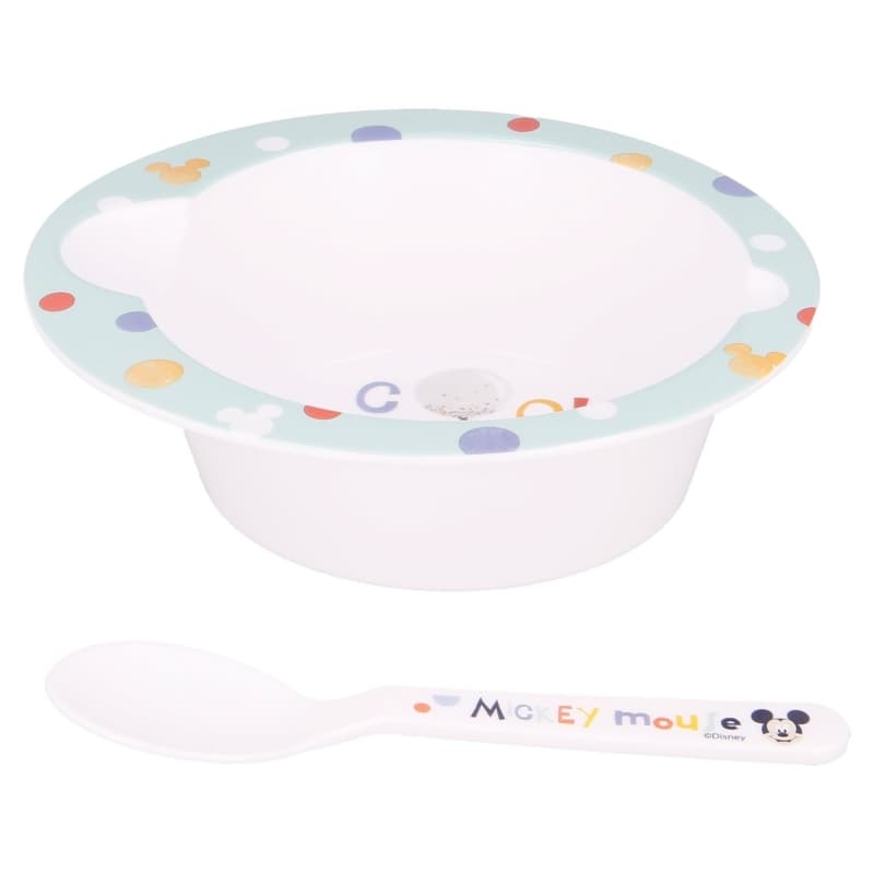Mickey Mouse - Microwave set (bowl with spoon) (Cool) 2