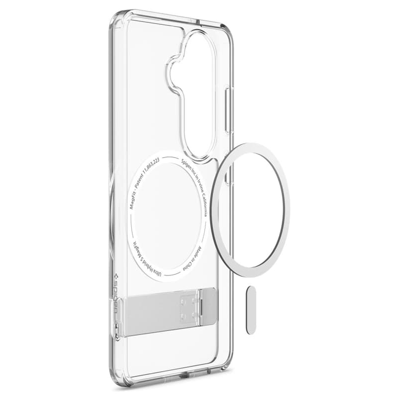Spigen Ultra Hybrid S Mag MagSafe - Case for Samsung Galaxy S26 (Clear/White) 5