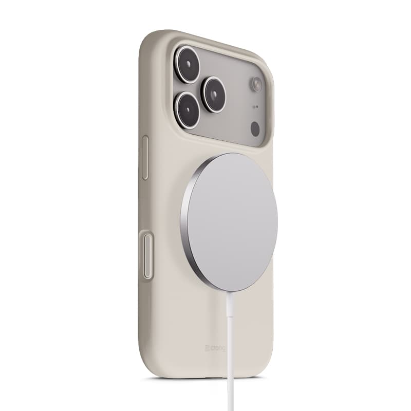 Crong Color Cover Magnetic - Case MagSafe iPhone 17 Pro (stone beige) 1