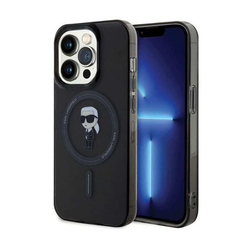 Karl Lagerfeld IML Ikonik MagSafe - iPhone 15 Pro Max Case (Black) 1