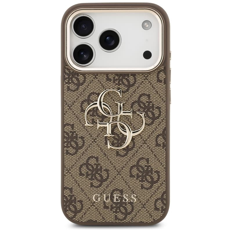 Guess 4G Big 4G Classic Logo - Case iPhone 17 Pro (Brown / Gold) 3