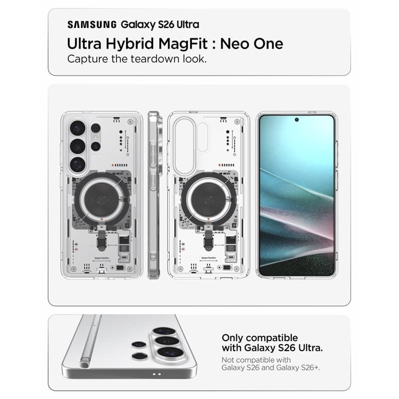 Spigen Ultra Hybrid Mag MagSafe - Case for Samsung Galaxy S26 Ultra (Neo One) 7
