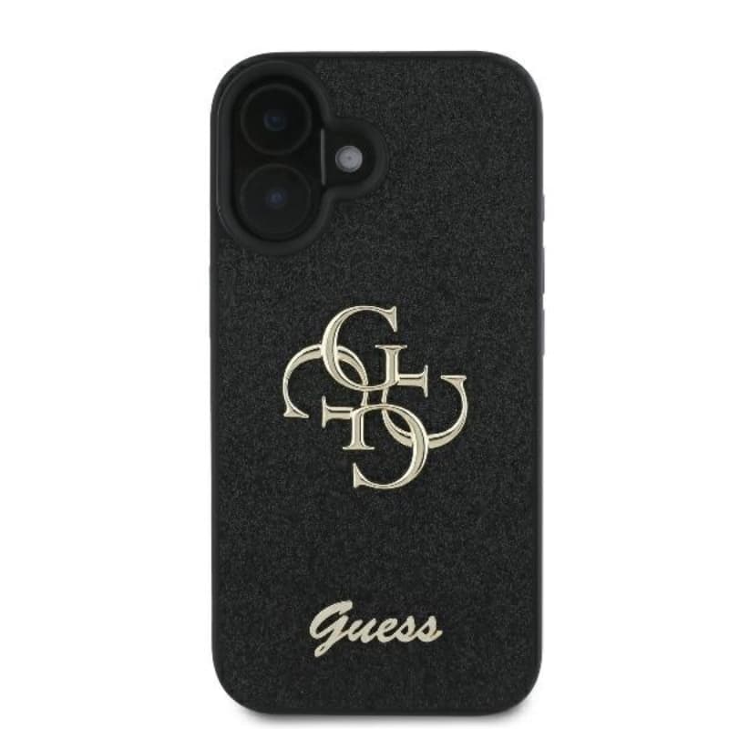 Guess Fixed Glitter Big 4G - Case for iPhone 16 Plus (black) 3