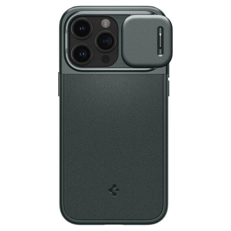 Spigen Optik Armor Mag MagSafe - Case for iPhone 15 Pro (Abyss Green) 7
