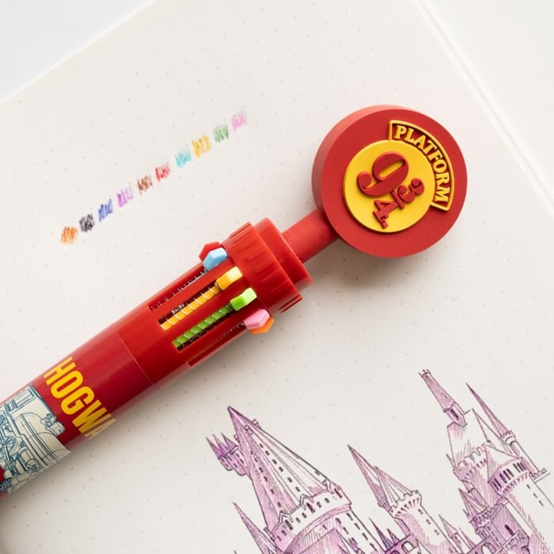 Harry Potter - 10-Color 3D Retractable Pen Platform 9 3/4 5