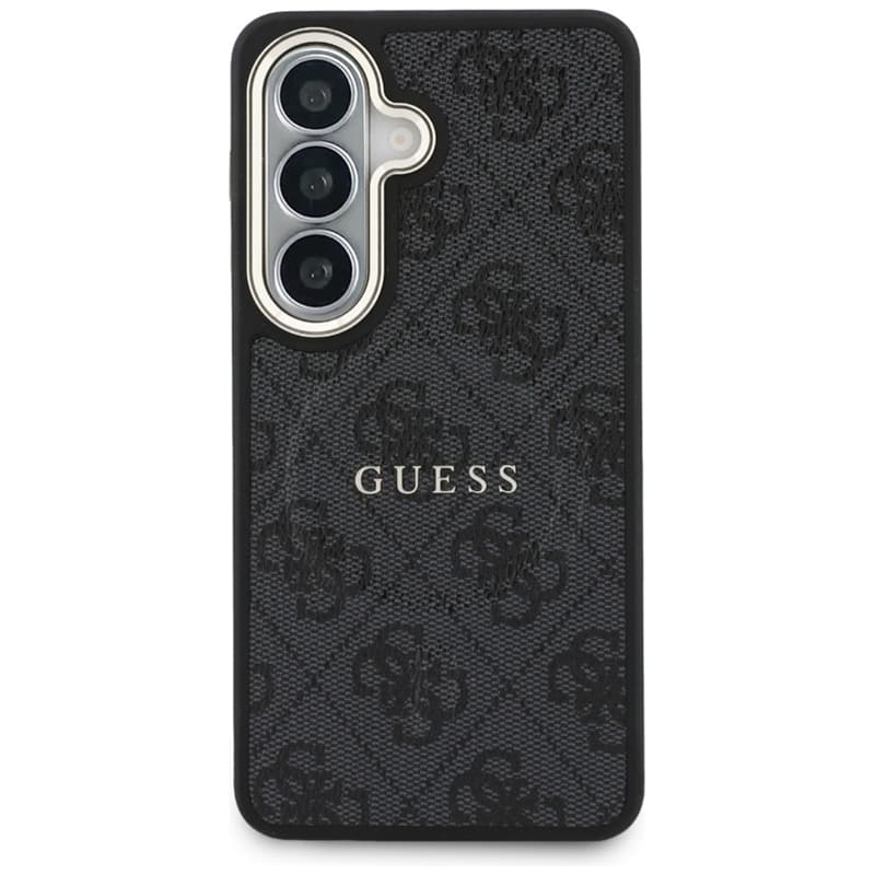 Guess 4G Embossed Ring MagSafe - Samsung Galaxy S26 Case (Black) 3