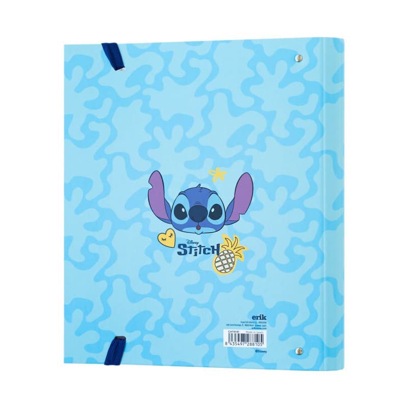 Disney Stitch - A4 binder from the Tropical collection (4 rings, elastic band) 2