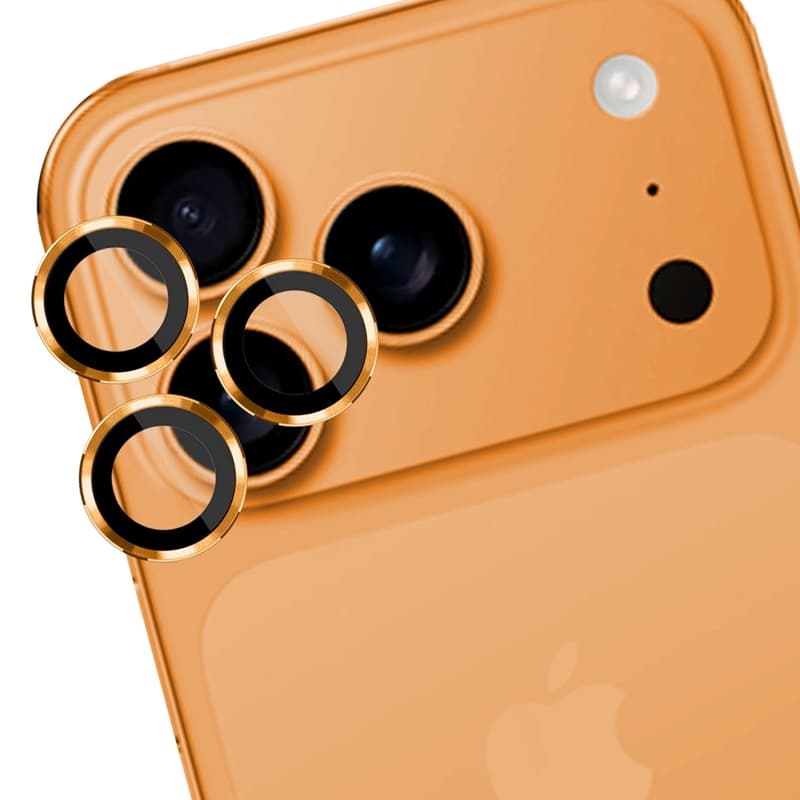 3mk Lens Protection Pro - Camera Lens Glass for iPhone 17 Pro / iPhone 17 Pro Max (Orange) 6