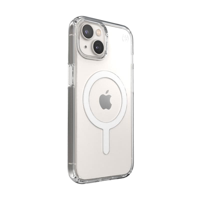 Speck Presidio Perfect-Clear + MagSafe - Case for iPhone 14 / iPhone 13 with MICROBAN coating (Clear) 5