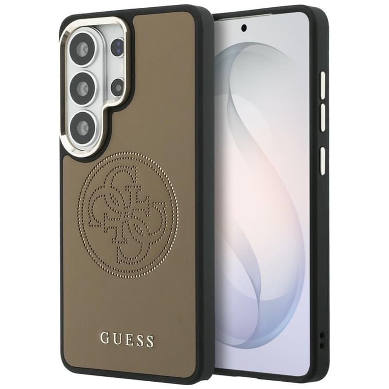 Guess Perforated Logo MagSafe - Samsung Galaxy S26 Ultra Case (Brown)