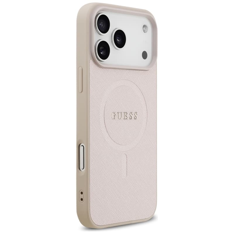 Guess Saffiano Classic Logo MagSafe - Case iPhone 17 Pro Max (pink) 4