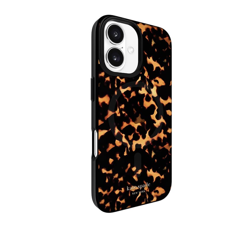 Kate Spade New York Protective MagSafe - Case for iPhone 16 (Tortoise) 3