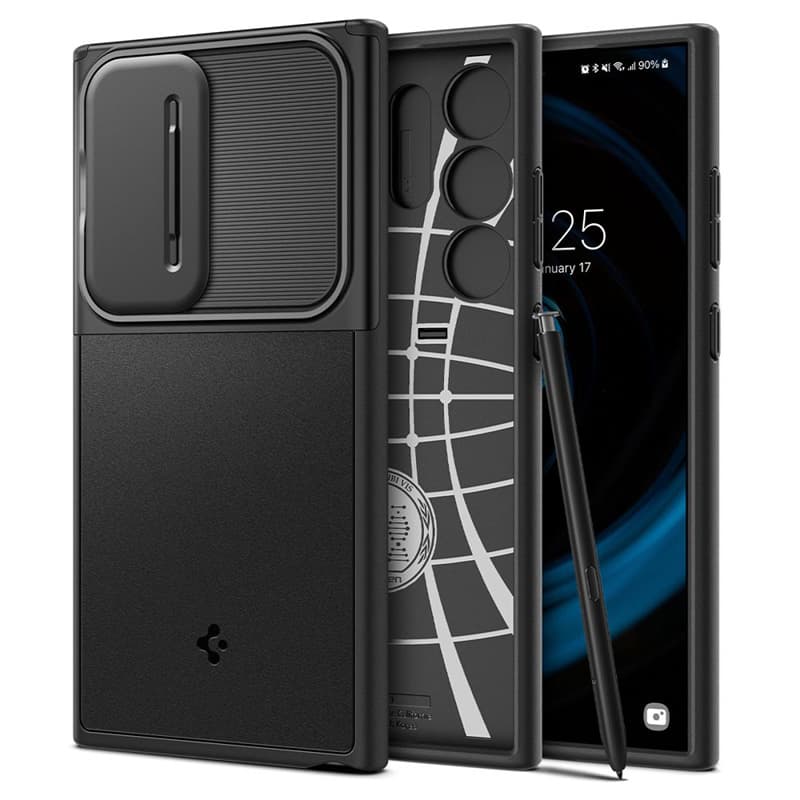 Spigen Optik Armor - Case for Samsung Galaxy S24 Ultra (Black) 1