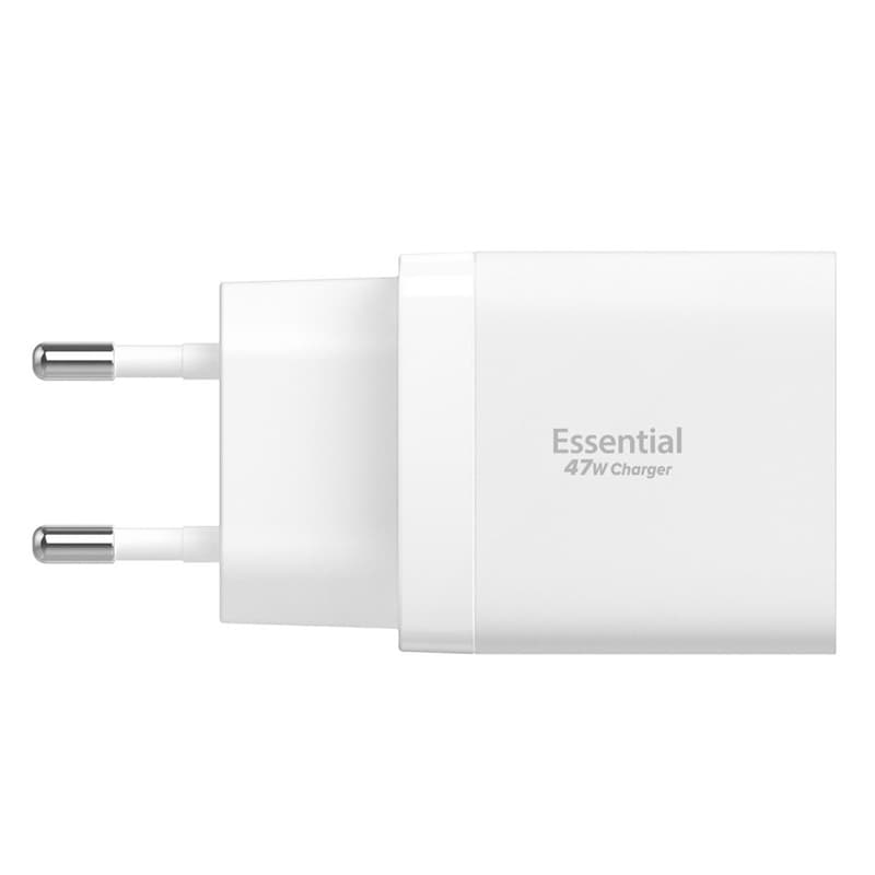 Spigen Essential EE472EU GaN Pro - 2x USB-C 47W Wall Charger (White) 3