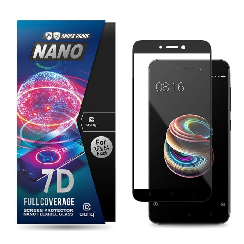 Crong 7D Nano Flexible Glass – Full Coverage Hybrid Screen Protector 9H Xiaomi Redmi 5A 1